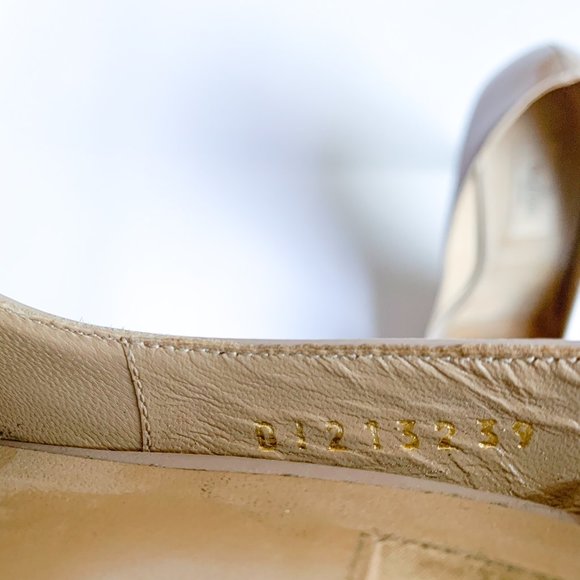 Valentino Patent Leather Bow Peep Toe Heels - Picture 5 of 7